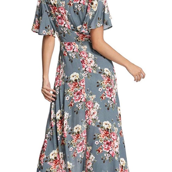 Maxi Wrap Dress - Picture 2 of 4